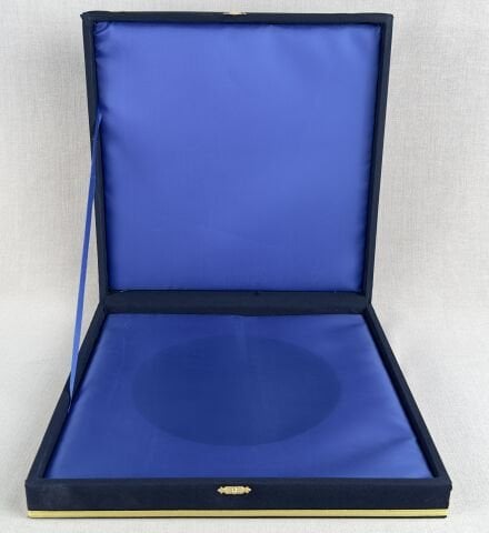 40cm Tabak Kadife Kutu Lacivert