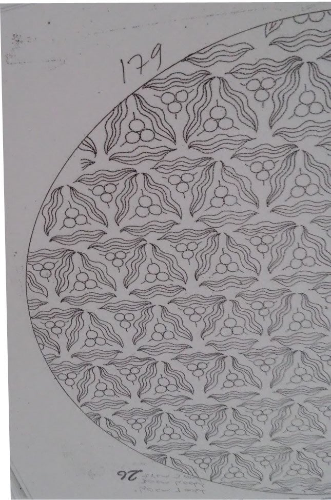 NO.179 TABAK DESEN 25cm Tabak