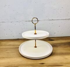 Halka Katlı Servis Kurabiyelik Aparatı GOLD