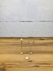 Halka Katlı Servis Kurabiyelik Aparatı SILVER