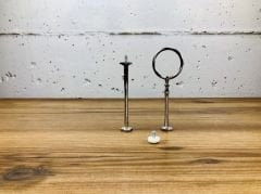 Halka Katlı Servis Kurabiyelik Aparatı SILVER