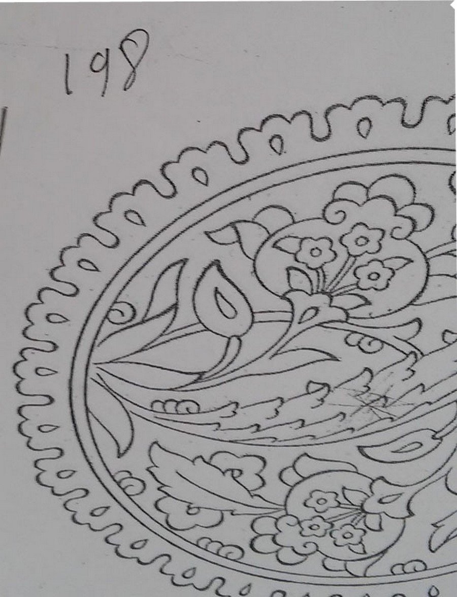 NO.198 HAZIR DESEN 18cm Tabak