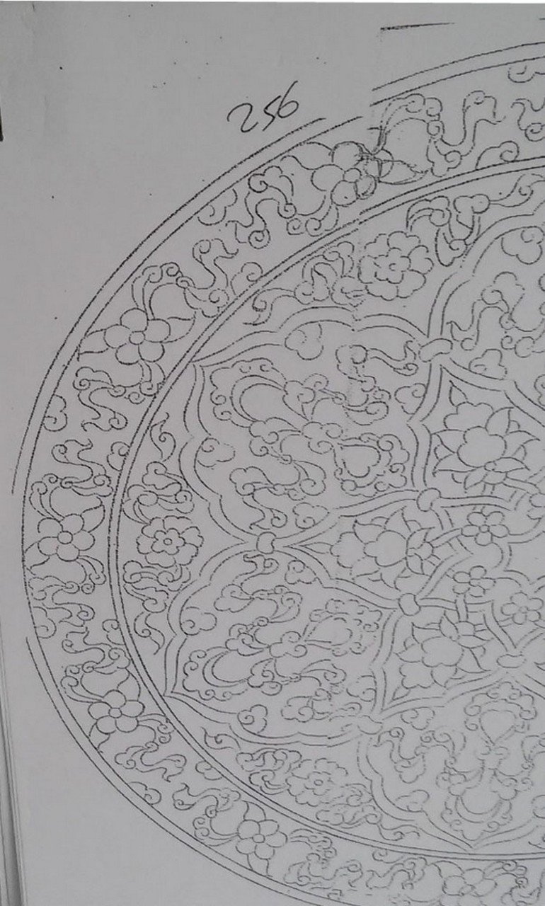 NO.256 TABAK DESEN 30cm Tabak