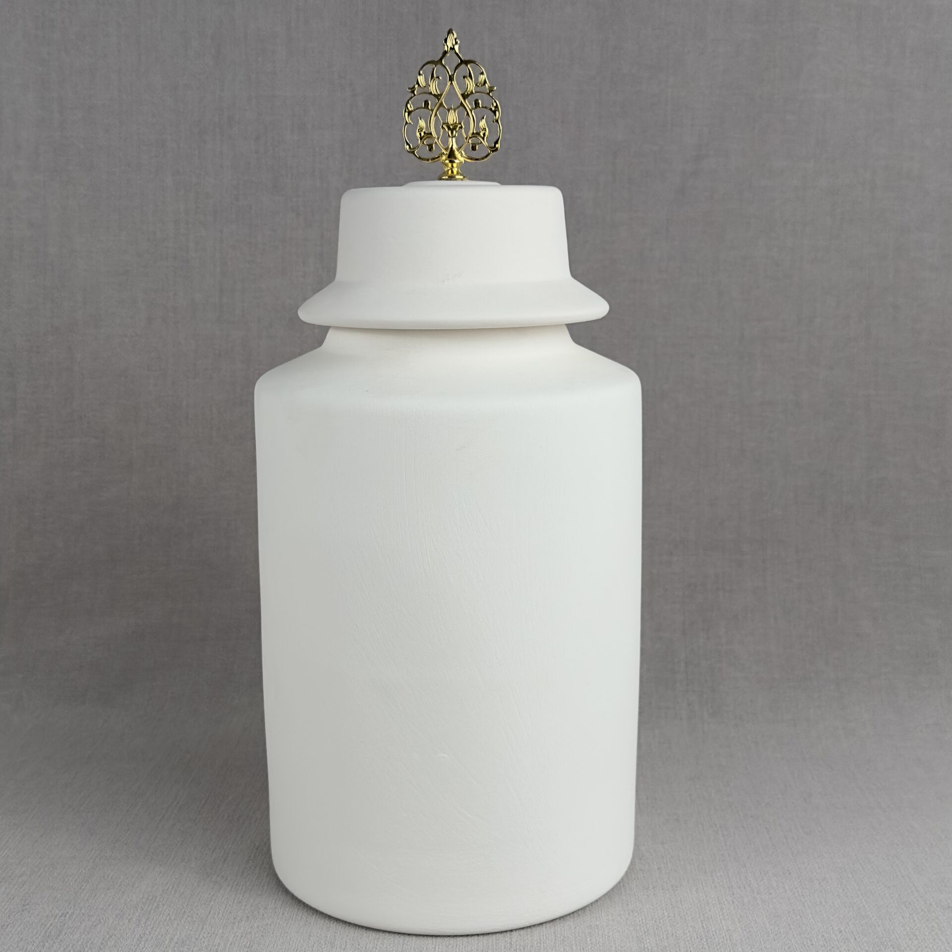 30cm Silindir Kavanoz - Metal Saplı