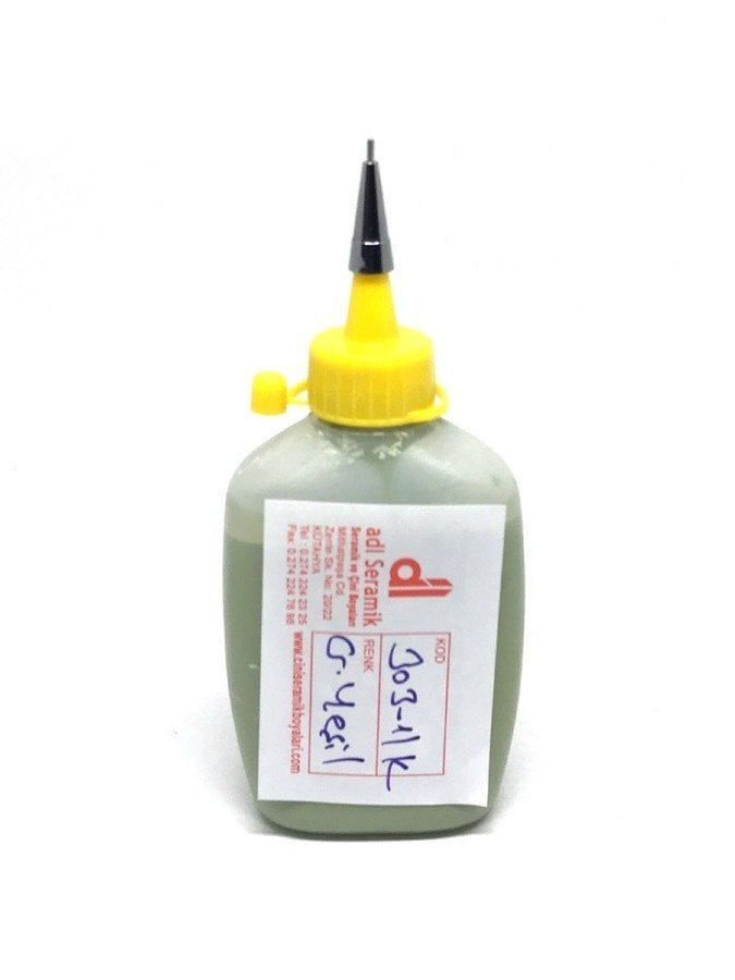 KB-303B KROM YEŞİL KABARTMA BOYA Pompa Ambalaj