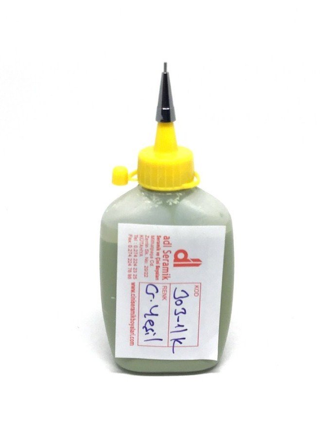 KB-303B Krom Yeşil Kabartma Boya Pompa Ambalaj