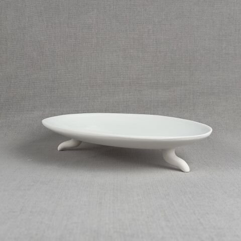 32cm 3 Ayaklı Oval Sunumluk