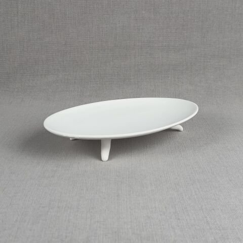 32cm 3 Ayaklı Oval Sunumluk