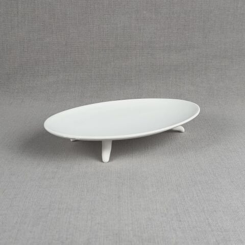 28cm 3 Ayaklı Oval Sunumluk
