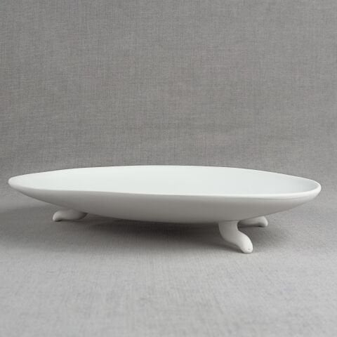 24cm 3 Ayaklı Oval Sunumluk