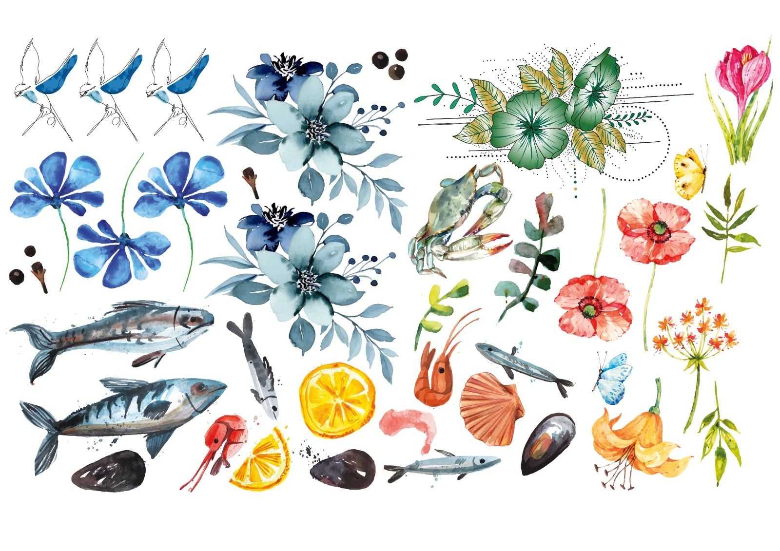 Sır Üstü Dekal Doğa-1 (50x70)