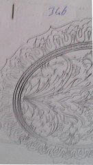 NO.346 TABAK DESEN 18cm Tabak