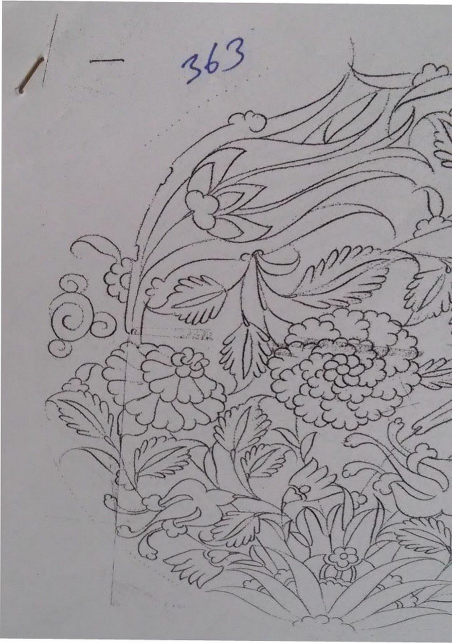 NO.363 TABAK DESEN 18cm Tabak