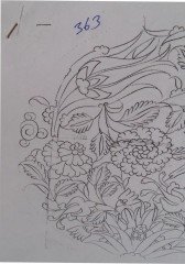 NO.363 TABAK DESEN 18cm Tabak