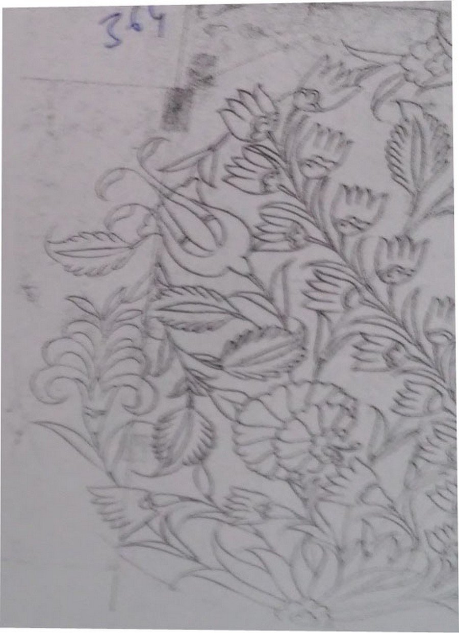 NO.364 TABAK DESEN 18cm Tabak