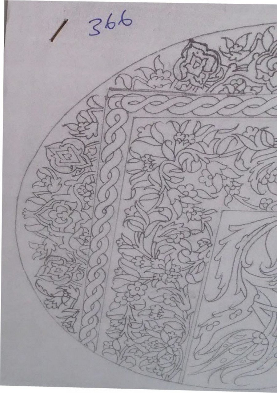 NO.366 TABAK DESEN 18cm Tabak