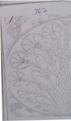 NO.367 TABAK DESEN 18cm Tabak