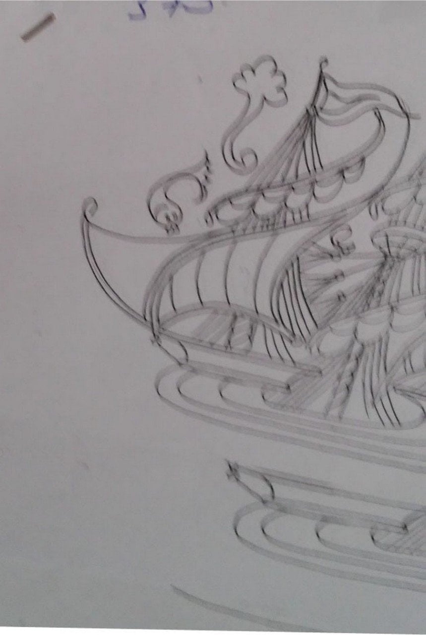 NO.370 TABAK DESEN 18cm Tabak