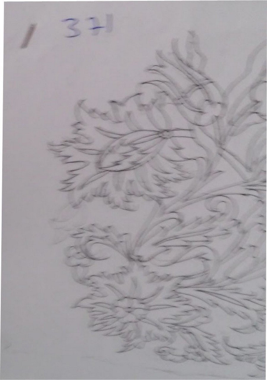 NO.371 TABAK DESEN 18cm Tabak