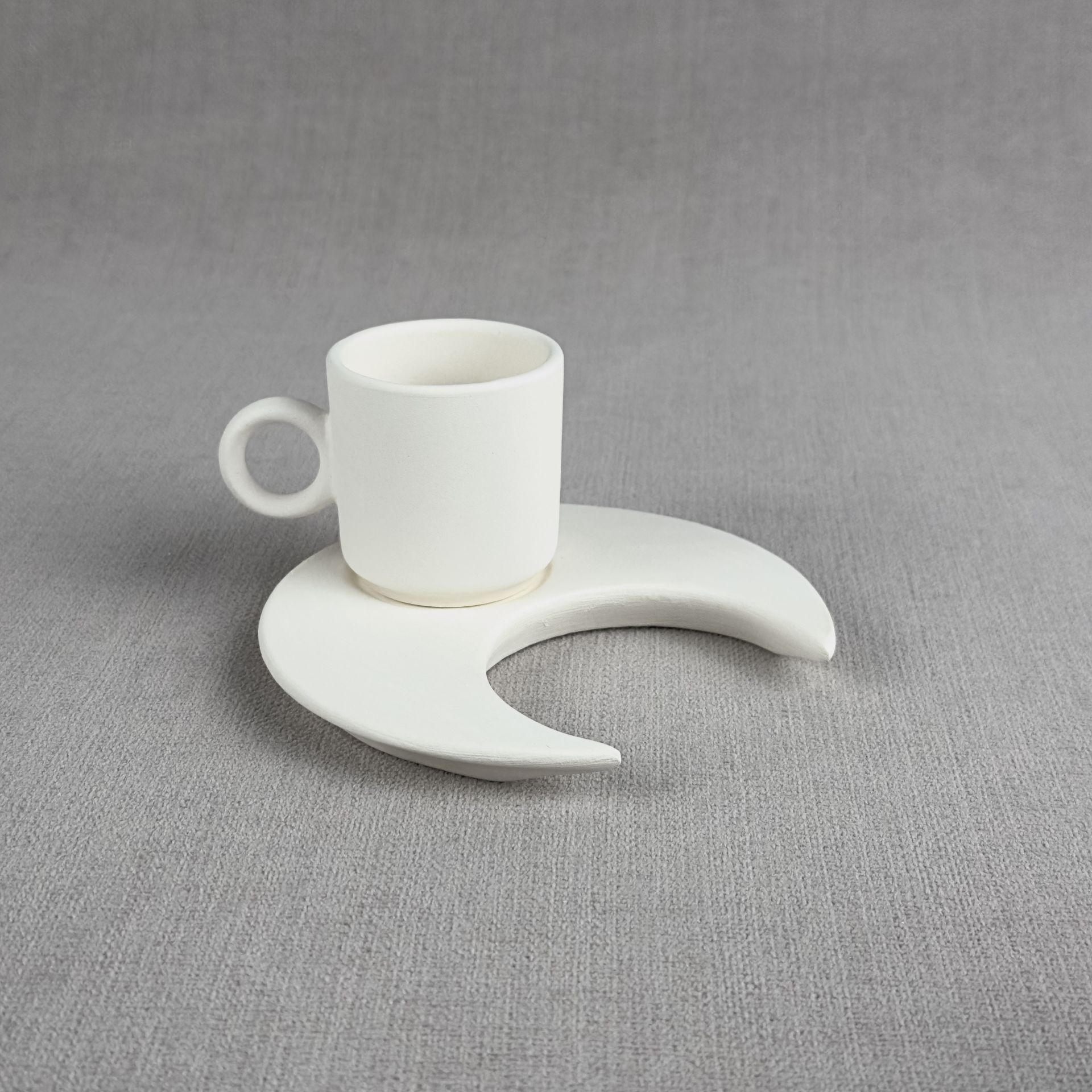 Türk Kahve Sunum Takımı Hilal Tabak - Elegans