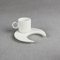 Türk Kahve Sunum Takımı Hilal Tabak - Elegans
