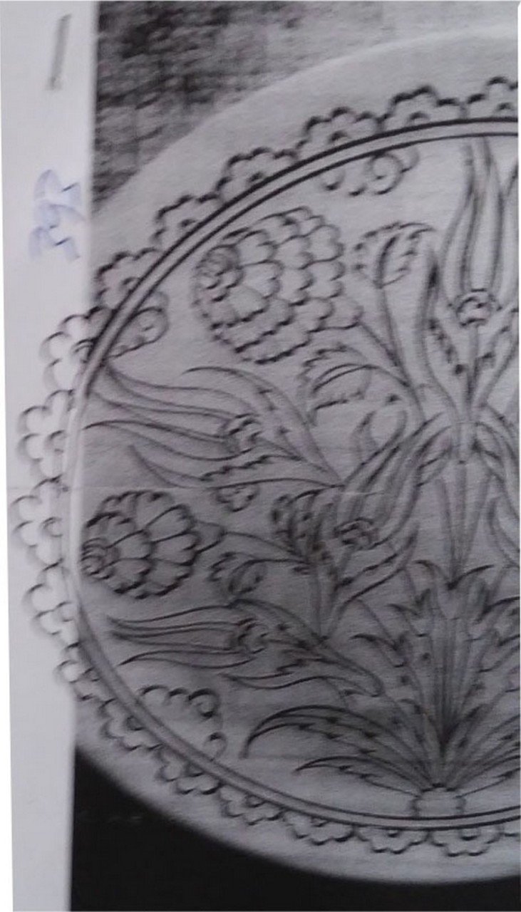 NO.393 TABAK DESEN 18cm Tabak