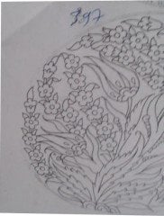 NO.397 TABAK DESEN 18cm Tabak